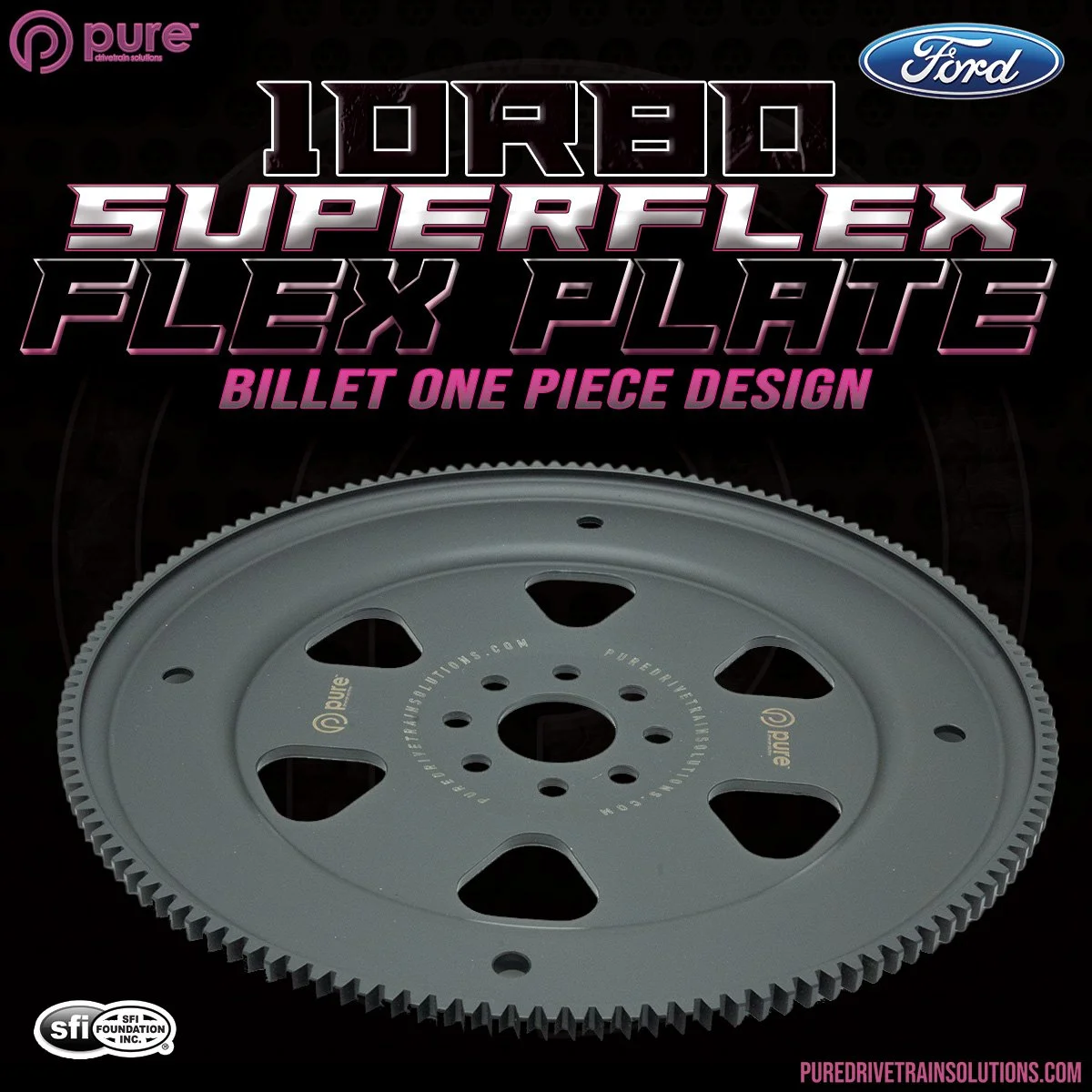 FORD 10R80 BILLET FLEXPLATE — Pure Drivetrain Solutions